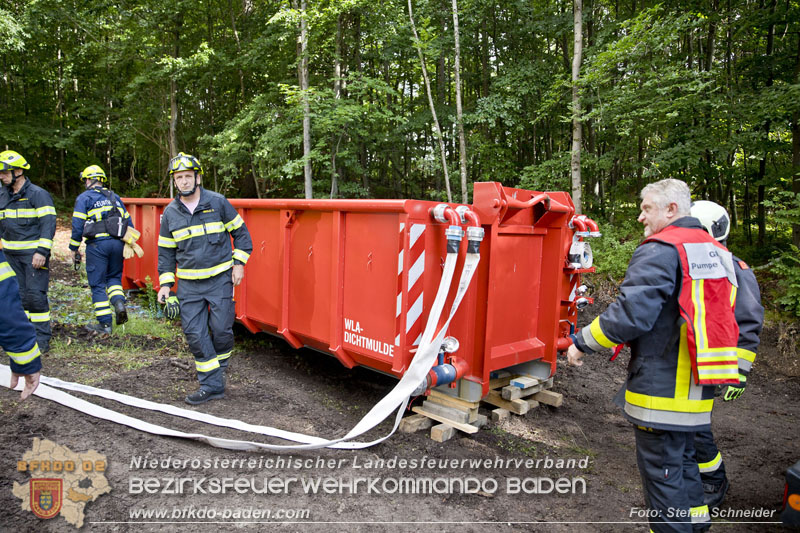 20240601 Abschnittsübung Waldbrand" 2024 in Furth-Pottenstein-Weissenbach Foto: Stefan Schneider S5/BFKDO Baden