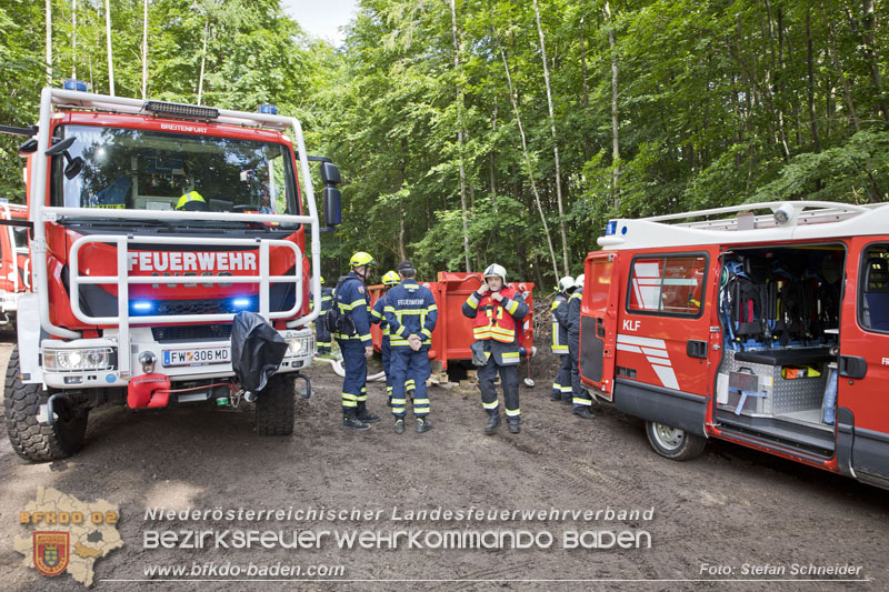 20240601 Abschnittsübung Waldbrand" 2024 in Furth-Pottenstein-Weissenbach Foto: Stefan Schneider S5/BFKDO Baden