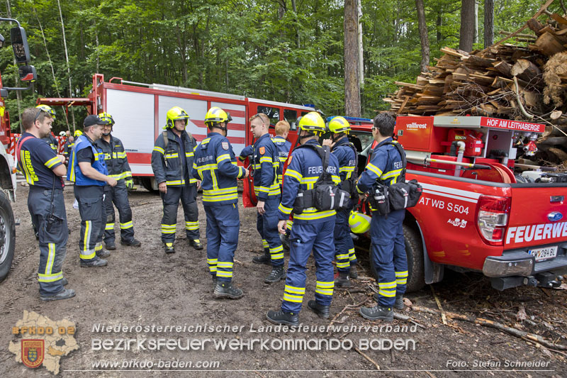 20240601 Abschnittsübung Waldbrand" 2024 in Furth-Pottenstein-Weissenbach  Foto: Stefan Schneider S5/BFKDO Baden