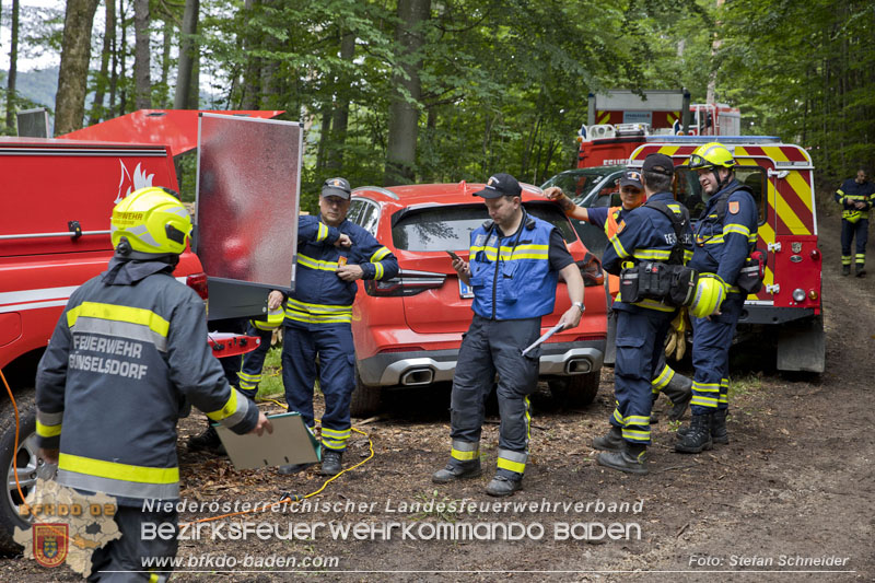 20240601 Abschnittsübung Waldbrand" 2024 in Furth-Pottenstein-Weissenbach Foto: Stefan Schneider S5/BFKDO Baden