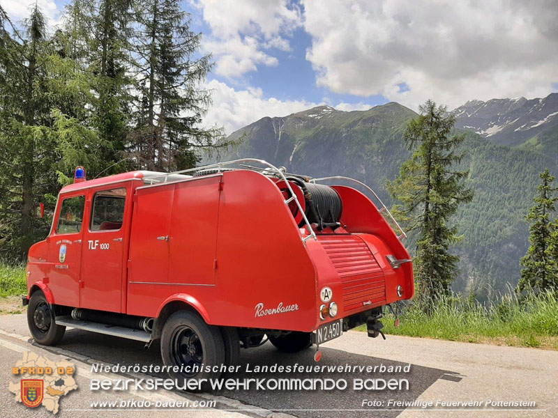 20240623-20 Teilnahme mit dem TLF 100 Opel Blitz FF Pottenstein an der FW Oldtimer WM am Großglockner 