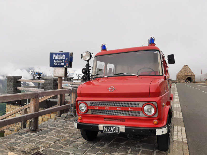 20240623-20 Teilnahme mit dem TLF 100 Opel Blitz FF Pottenstein an der FW Oldtimer WM am Großglockner 
