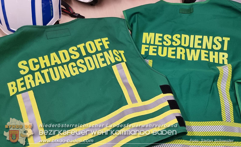 Schadstoffdienst Fortbildung 2024 des Bezirksfeuerwehrkommandos BADEN bei der BF Wien in Floridsdorf  Foto: Stefan Schneider BFKDO 