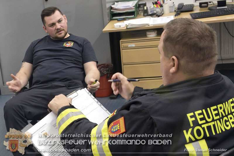 Schadstoffdienst Fortbildung 2024 des Bezirksfeuerwehrkommandos BADEN bei der BF Wien in Floridsdorf  Foto: Stefan Schneider BFKDO 