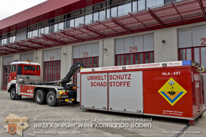 Schadstoffdienst Fortbildung 2024 des Bezirksfeuerwehrkommandos BADEN bei der BF Wien in Floridsdorf  Foto: Stefan Schneider BFKDO 