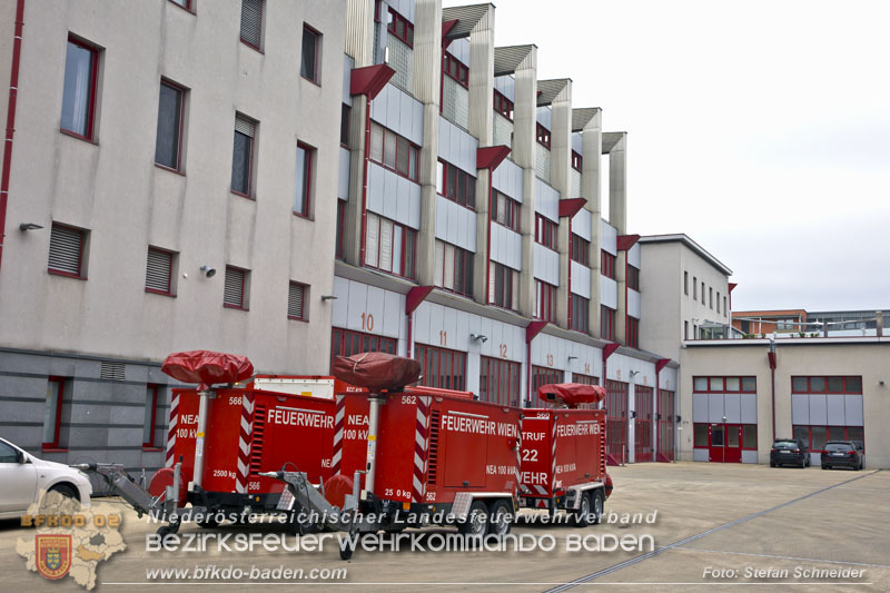 Schadstoffdienst Fortbildung 2024 des Bezirksfeuerwehrkommandos BADEN bei der BF Wien in Floridsdorf  Foto: Stefan Schneider BFKDO 