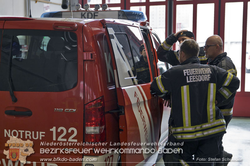 Schadstoffdienst Fortbildung 2024 des Bezirksfeuerwehrkommandos BADEN bei der BF Wien in Floridsdorf  Foto: Stefan Schneider BFKDO 