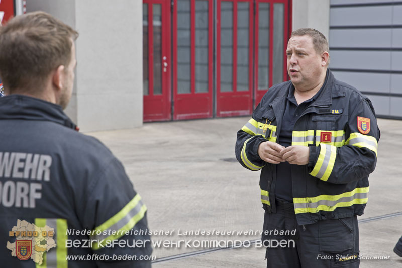 Schadstoffdienst Fortbildung 2024 des Bezirksfeuerwehrkommandos BADEN bei der BF Wien in Floridsdorf  Foto: Stefan Schneider BFKDO 