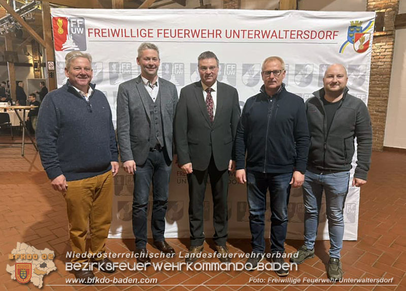 202501010_Führungswechsel bei der Feuerwehr Unterwaltersdorf  Foto: FF Unterwaltersdorf