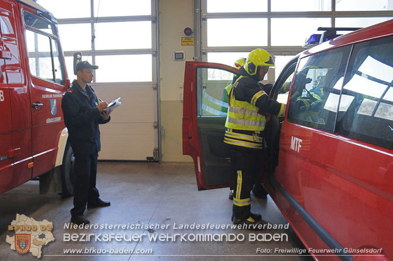 20250201_Weisse Fahne bei der Ausbildungspruefung Technische Hilfeleistung in Bronze u. Silber in Guenselsdorf  Foto: Freiwillige Feuerwehr Guenselsdorf