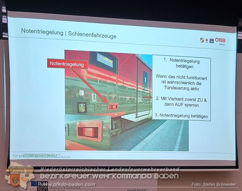 20250219_Abschnittsschulung in Baden Einsatz im ÖBB Gleisbereich"