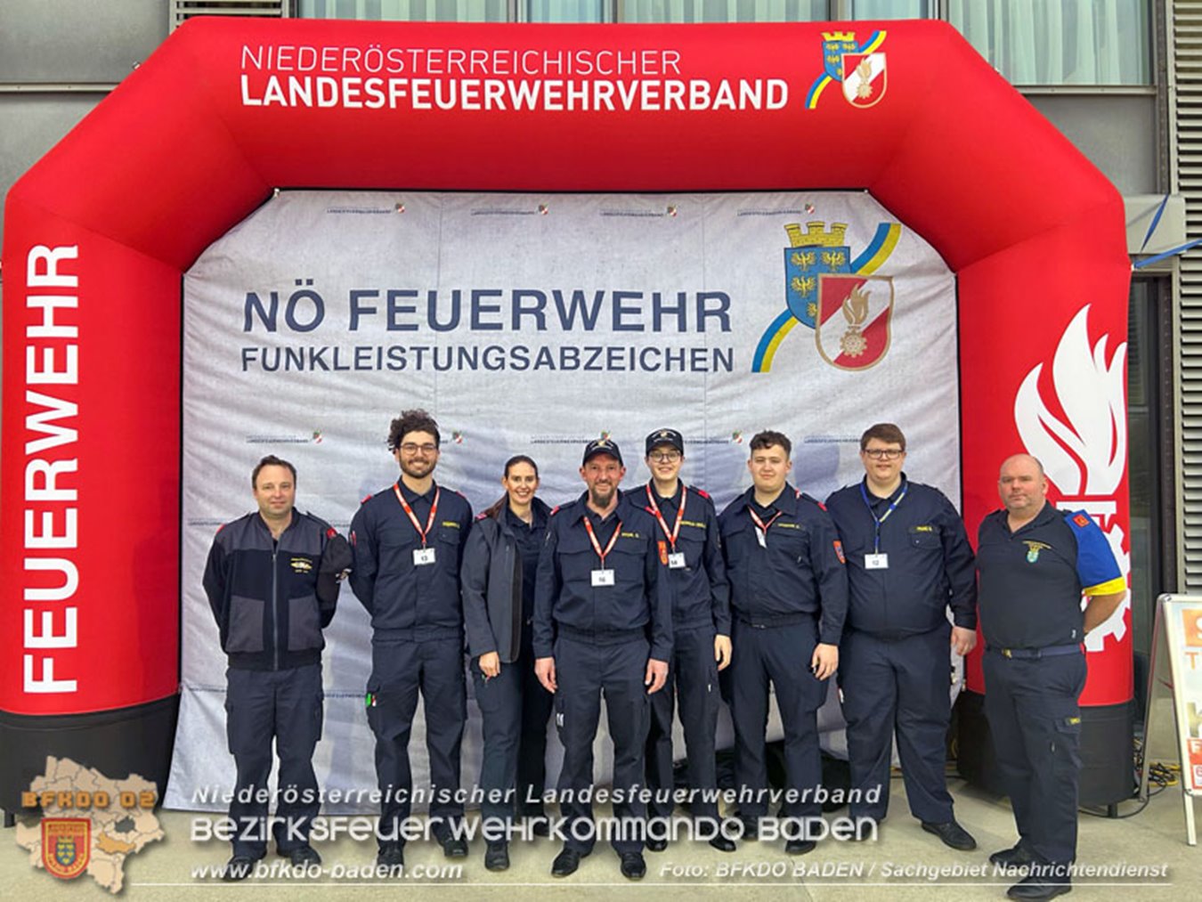 25.Bewerb um das NÖ Feuerwehr-Funkleistungsabzeichen Foto: SG ND BFKDO Baden 25.Bewerb um das NÖ Feuerwehr-Funkleistungsabzeichen Foto: SG ND BFKDO Baden