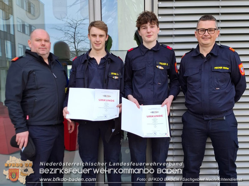 25.Bewerb um das NÖ Feuerwehr-Funkleistungsabzeichen Foto: SG ND BFKDO Baden 25.Bewerb um das NÖ Feuerwehr-Funkleistungsabzeichen Foto: SG ND BFKDO Baden