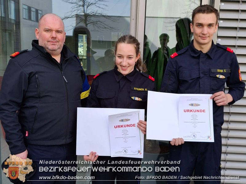 25.Bewerb um das NÖ Feuerwehr-Funkleistungsabzeichen Foto: SG ND BFKDO Baden 25.Bewerb um das NÖ Feuerwehr-Funkleistungsabzeichen Foto: SG ND BFKDO Baden