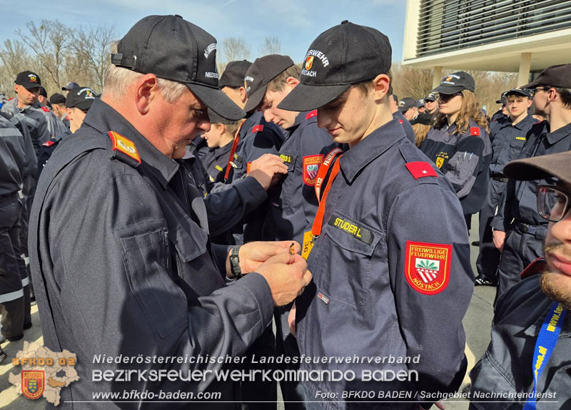 25.Bewerb um das NÖ Feuerwehr-Funkleistungsabzeichen Foto: SG ND BFKDO Baden 25.Bewerb um das NÖ Feuerwehr-Funkleistungsabzeichen Foto: SG ND BFKDO Baden