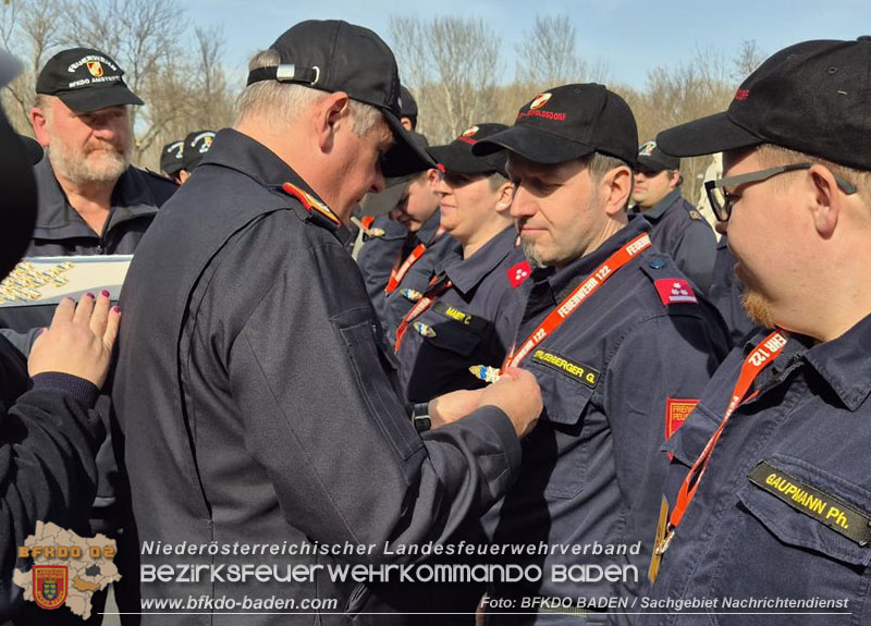 25.Bewerb um das NÖ Feuerwehr-Funkleistungsabzeichen Foto: SG ND BFKDO Baden 25.Bewerb um das NÖ Feuerwehr-Funkleistungsabzeichen Foto: SG ND BFKDO Baden