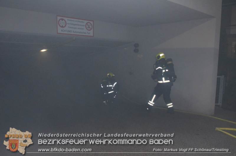20250321_Übung "Brand in Tiefgaragen" in Kottingbrunn   Foto: Markus Vogt FF Schönau/Triesting