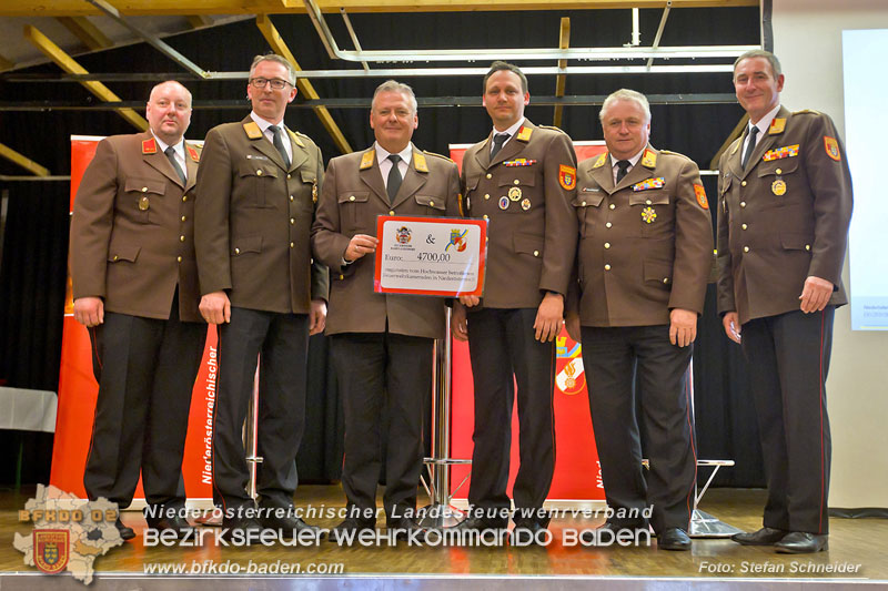 20250328_Spendenübergabe an den Unterstützungsfonds des NÖ LFV durch die FF Baden-Leesdorf Foto: Stefan Schneider BFKDO BADEN 20250328_Spendenübergabe an den Unterstützungsfonds des NÖ LFV durch die FF Baden-Leesdorf Foto: Stefan Schneider BFKDO BADEN