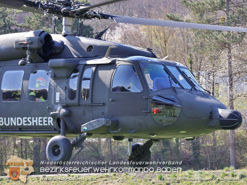 20250412_NÖ Waldbrand im Triestingtal Bzirk BADEN - Flugdienst Feuerwehr - Bundesheer und Polizei probt den Ernstfall 20250412_NÖ Waldbrand im Triestingtal Bzirk BADEN - Flugdienst Feuerwehr - Bundesheer und Polizei probt den Ernstfall