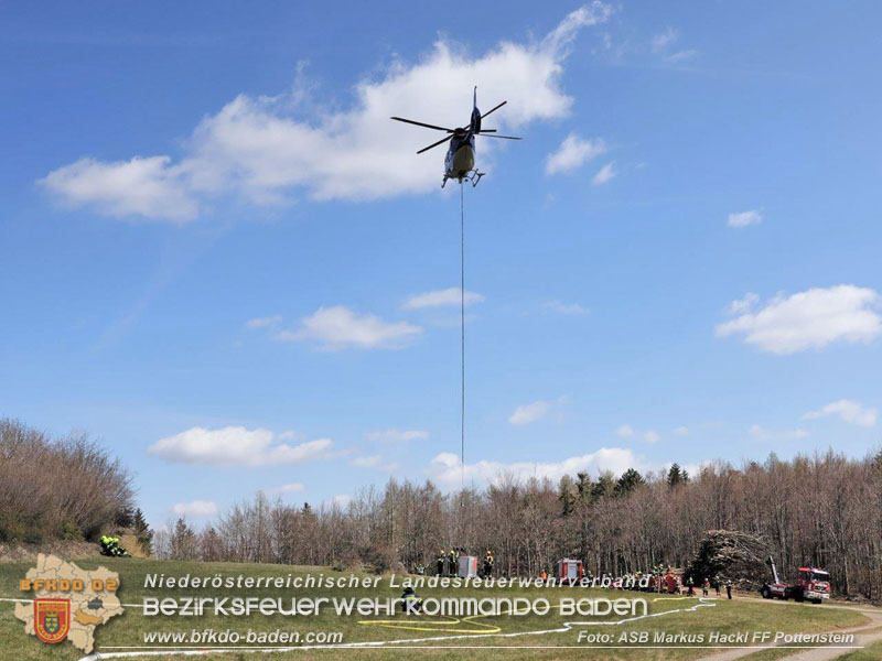 20250412_NÖ Waldbrand im Triestingtal Bzirk BADEN - Flugdienst Feuerwehr - Bundesheer und Polizei probt den Ernstfall 20250412_NÖ Waldbrand im Triestingtal Bzirk BADEN - Flugdienst Feuerwehr - Bundesheer und Polizei probt den Ernstfall