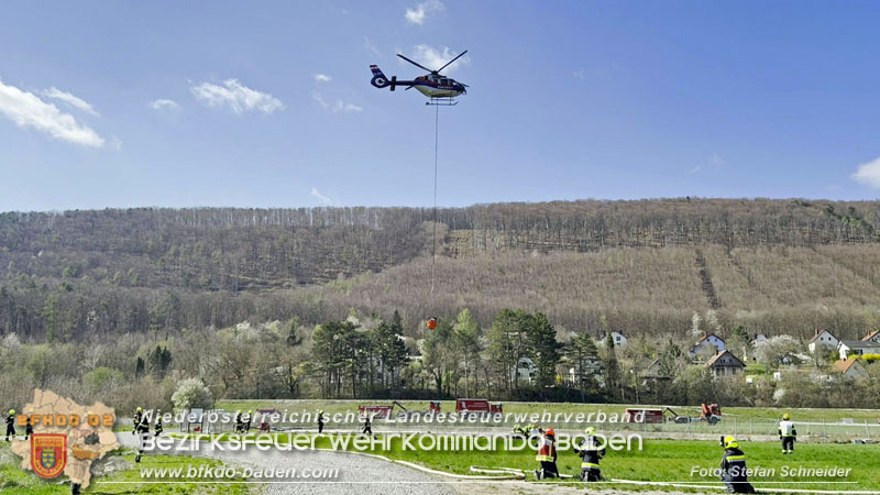 20250412_NÖ Waldbrand im Triestingtal Bzirk BADEN - Flugdienst Feuerwehr - Bundesheer und Polizei probt den Ernstfall 20250412_NÖ Waldbrand im Triestingtal Bzirk BADEN - Flugdienst Feuerwehr - Bundesheer und Polizei probt den Ernstfall