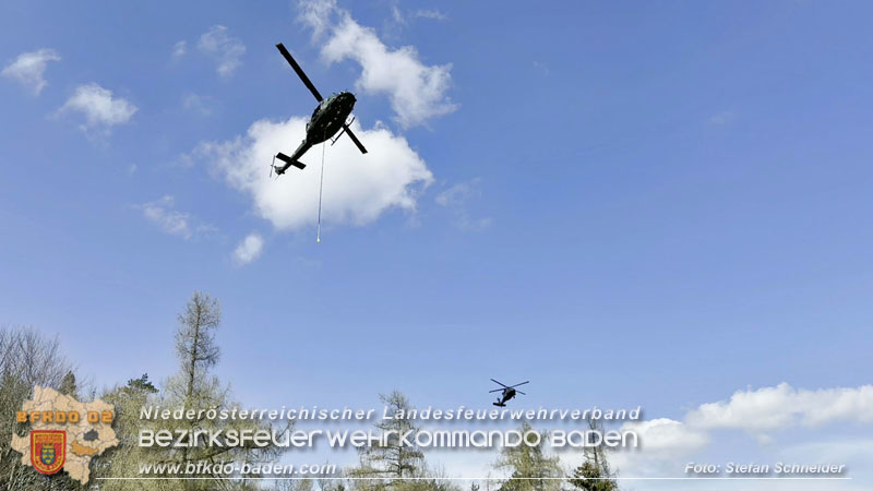 20250412_NÖ Waldbrand im Triestingtal Bzirk BADEN - Flugdienst Feuerwehr - Bundesheer und Polizei probt den Ernstfall 20250412_NÖ Waldbrand im Triestingtal Bzirk BADEN - Flugdienst Feuerwehr - Bundesheer und Polizei probt den Ernstfall