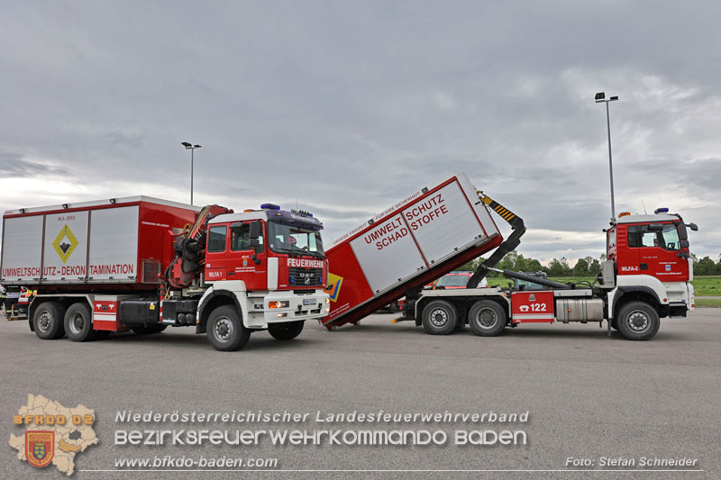 20250517_Schadstoffübung beim HOFER Zentrallager in Trumau  Foto: Stefan Schneider BFKDO BADEN