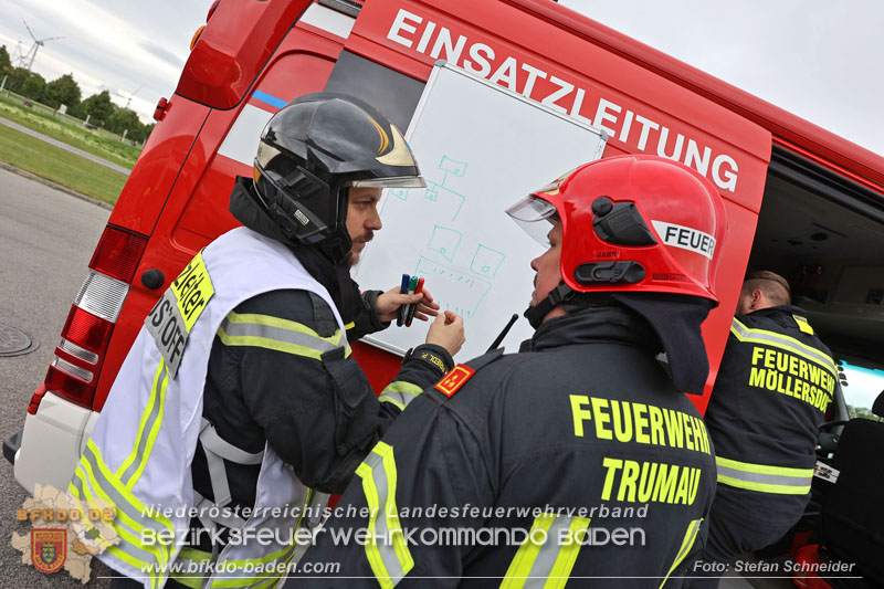 20250517_Schadstoffübung beim HOFER Zentrallager in Trumau  Foto: Stefan Schneider BFKDO BADEN