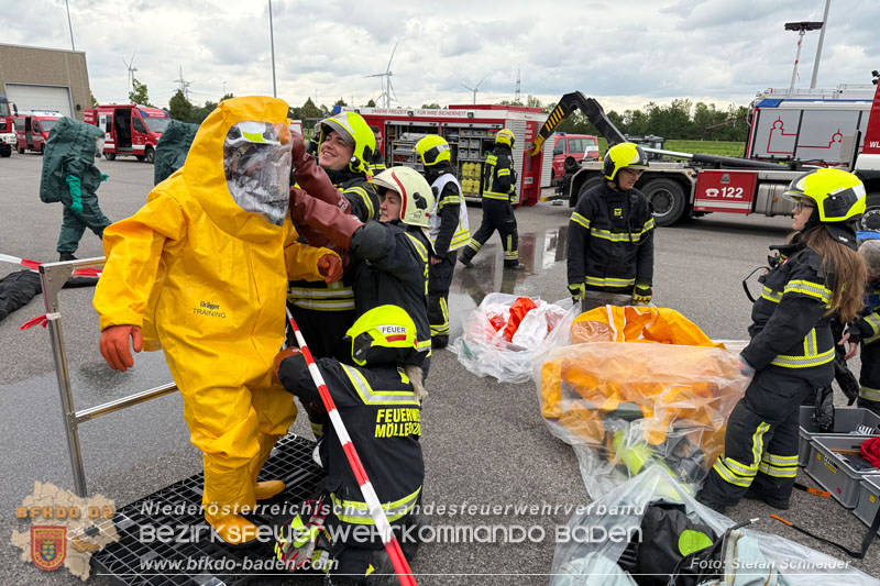 20250517_Schadstoffübung beim HOFER Zentrallager in Trumau  Foto: Stefan Schneider BFKDO BADEN