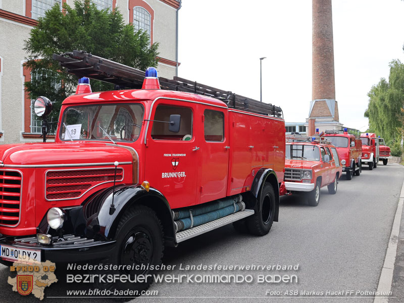 20250628_Feuerwehr-Oldtimerausfahrt vom Verein "Feuerwehrhistoriker in Niederösterreich"  Fahrt von Pottenstein nach Möllersdorf  Foto: ASB ÖA Markus Hackl FF Pottenstein