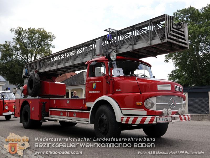 20250628_Feuerwehr-Oldtimerausfahrt vom Verein "Feuerwehrhistoriker in Niederösterreich"  Fahrt von Pottenstein nach Möllersdorf  Foto: ASB ÖA Markus Hackl FF Pottenstein