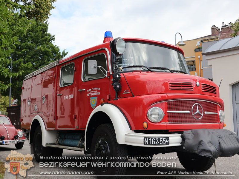 20250628_Feuerwehr-Oldtimerausfahrt vom Verein "Feuerwehrhistoriker in Niederösterreich"  Fahrt von Pottenstein nach Möllersdorf  Foto: ASB ÖA Markus Hackl FF Pottenstein
