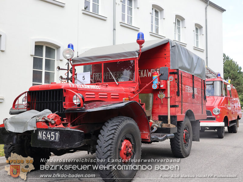 20250628_Feuerwehr-Oldtimerausfahrt vom Verein "Feuerwehrhistoriker in Niederösterreich"  Fahrt von Pottenstein nach Möllersdorf  Foto: ASB ÖA Markus Hackl FF Pottenstein