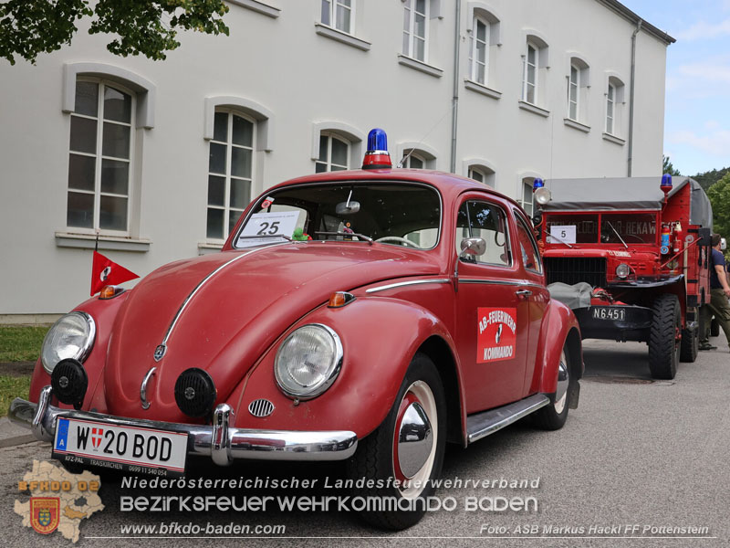 20250628_Feuerwehr-Oldtimerausfahrt vom Verein "Feuerwehrhistoriker in Niederösterreich"  Fahrt von Pottenstein nach Möllersdorf  Foto: ASB ÖA Markus Hackl FF Pottenstein