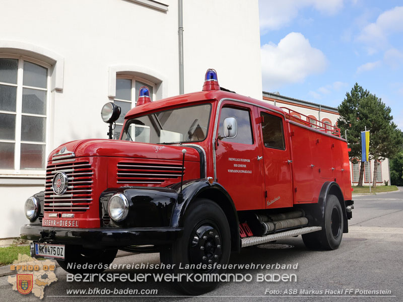 20250628_Feuerwehr-Oldtimerausfahrt vom Verein "Feuerwehrhistoriker in Niederösterreich"  Fahrt von Pottenstein nach Möllersdorf  Foto: ASB ÖA Markus Hackl FF Pottenstein