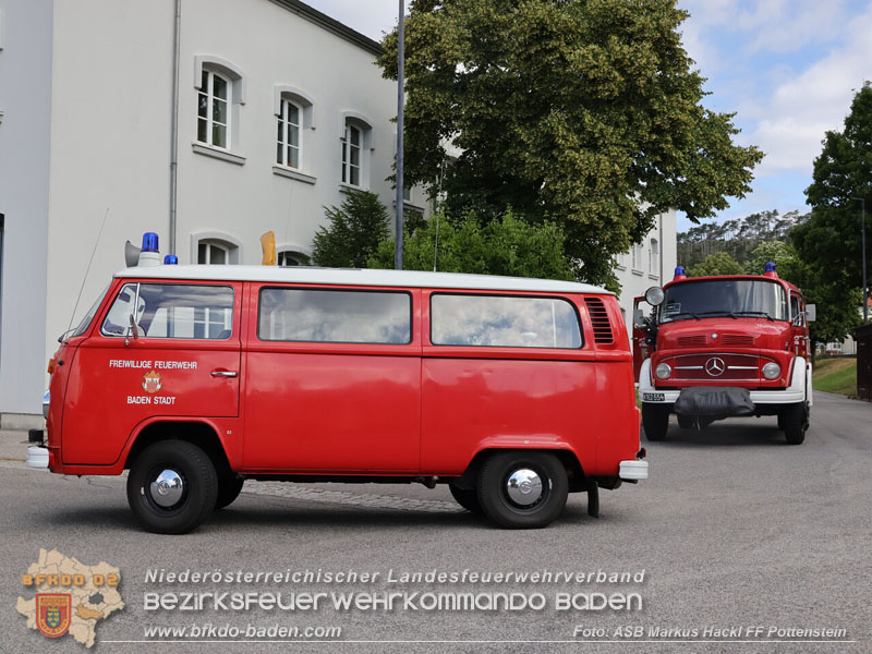 20250628_Feuerwehr-Oldtimerausfahrt vom Verein "Feuerwehrhistoriker in Niederösterreich"  Fahrt von Pottenstein nach Möllersdorf  Foto: ASB ÖA Markus Hackl FF Pottenstein