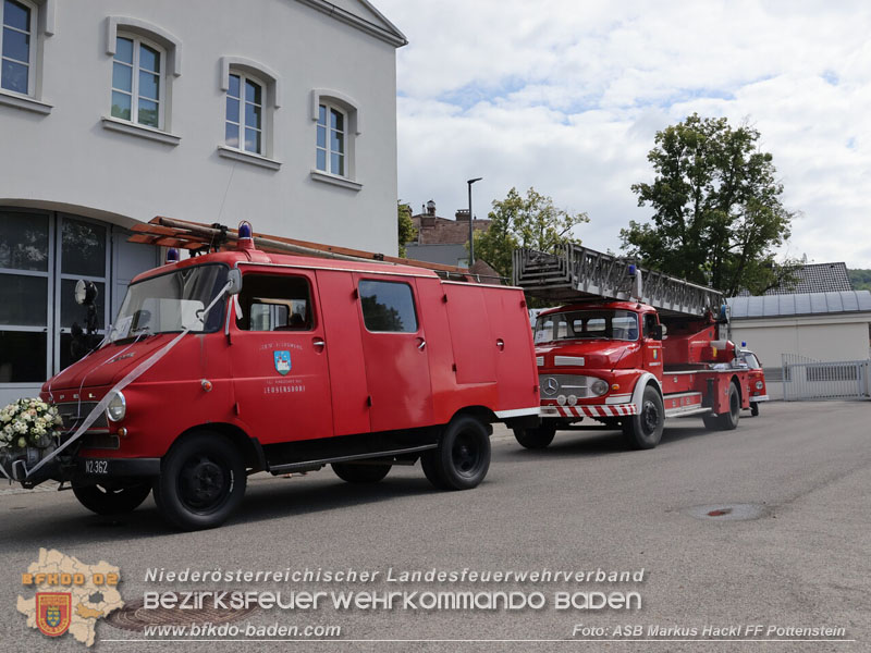 20250628_Feuerwehr-Oldtimerausfahrt vom Verein "Feuerwehrhistoriker in Niederösterreich"  Fahrt von Pottenstein nach Möllersdorf  Foto: ASB ÖA Markus Hackl FF Pottenstein