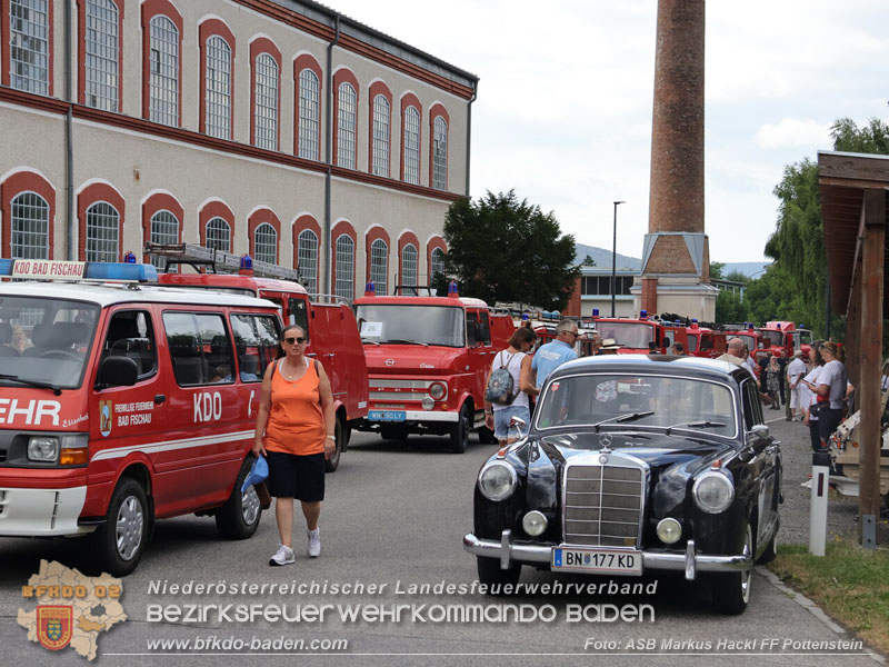 20250628_Feuerwehr-Oldtimerausfahrt vom Verein "Feuerwehrhistoriker in Niederösterreich"  Fahrt von Pottenstein nach Möllersdorf  Foto: ASB ÖA Markus Hackl FF Pottenstein