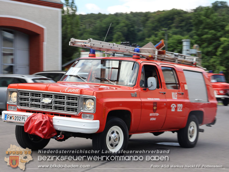 20250628_Feuerwehr-Oldtimerausfahrt vom Verein "Feuerwehrhistoriker in Niederösterreich"  Fahrt von Pottenstein nach Möllersdorf  Foto: ASB ÖA Markus Hackl FF Pottenstein