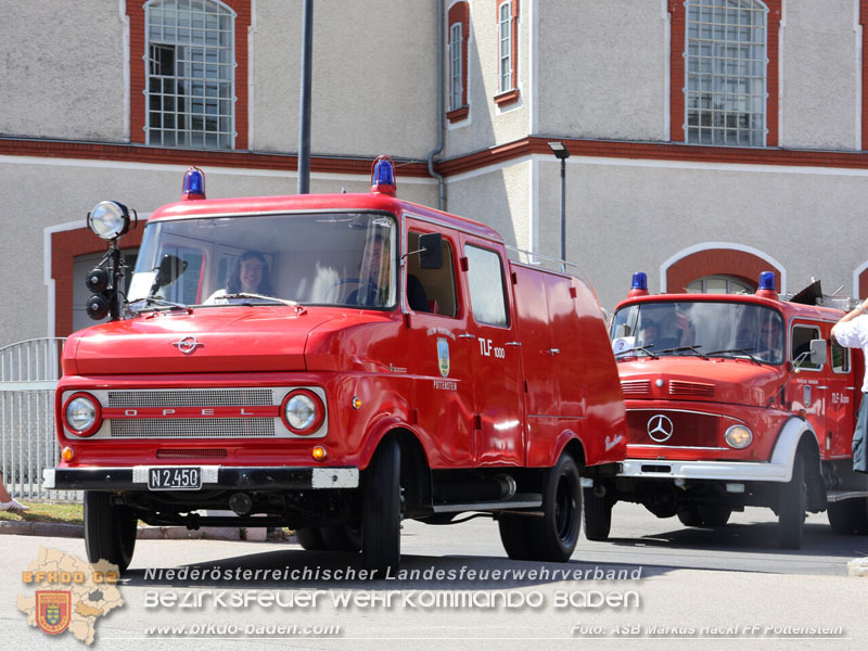 20250628_Feuerwehr-Oldtimerausfahrt vom Verein "Feuerwehrhistoriker in Niederösterreich"  Fahrt von Pottenstein nach Möllersdorf  Foto: ASB ÖA Markus Hackl FF Pottenstein