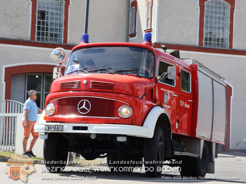 20250628_Feuerwehr-Oldtimerausfahrt vom Verein "Feuerwehrhistoriker in Niederösterreich"  Fahrt von Pottenstein nach Möllersdorf  Foto: ASB ÖA Markus Hackl FF Pottenstein