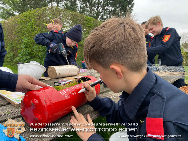 2025_Feuerwehrjugend Heiligenkreuz nahm teil am Projekt BeeWild Schutz der Wildbienen und ist NÖ Landessieger   Foto: Freiwillige Feuerwehr Heiligenkreuz/Wienerwald