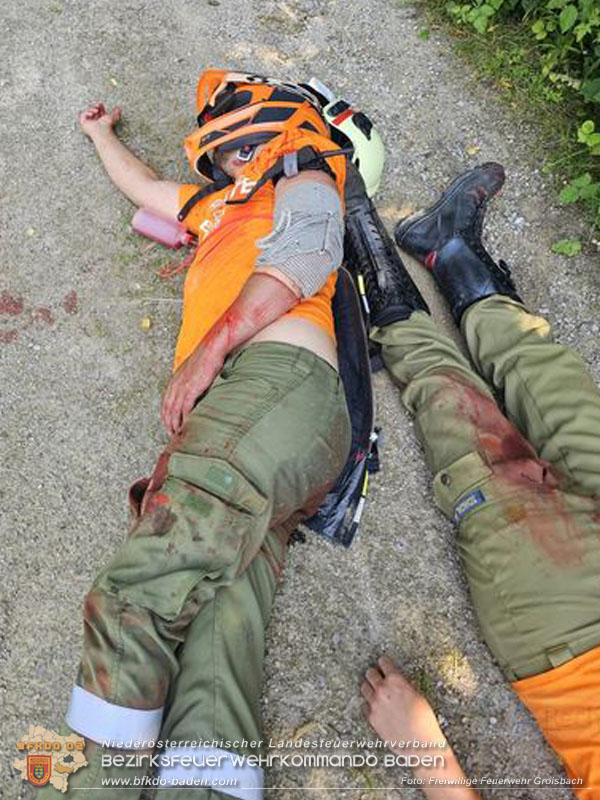 20250705_Realitätsnahes Einsatztraining und Erste Hilfe Ausbildung Foto: FF Groisbach