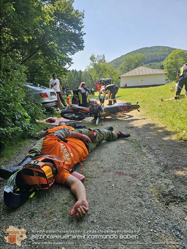 20250705_Realitätsnahes Einsatztraining und Erste Hilfe Ausbildung Foto: FF Groisbach