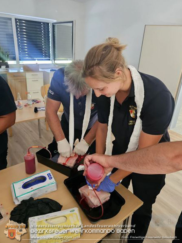 20250705_Realitätsnahes Einsatztraining und Erste Hilfe Ausbildung    Foto: FF Groisbach
