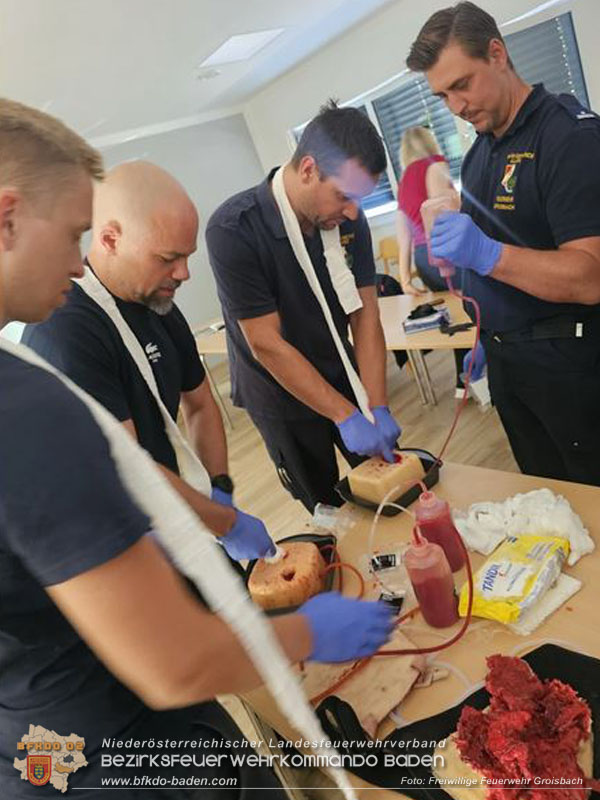 20250705_Realitätsnahes Einsatztraining und Erste Hilfe Ausbildung    Foto: FF Groisbach