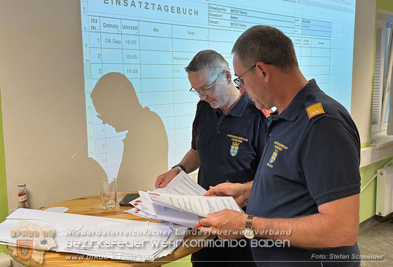 20250908_Stabsübung BFÜST - Erdbeben im Raum Baden Foto: Stefan Schneider BFÜST/S5 BFKDO BADEN