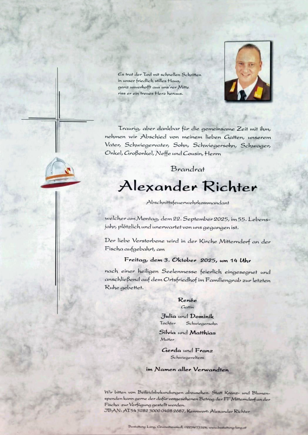 Parte Alexander RICHTER (Familie) Parte Alexander RICHTER (Familie)