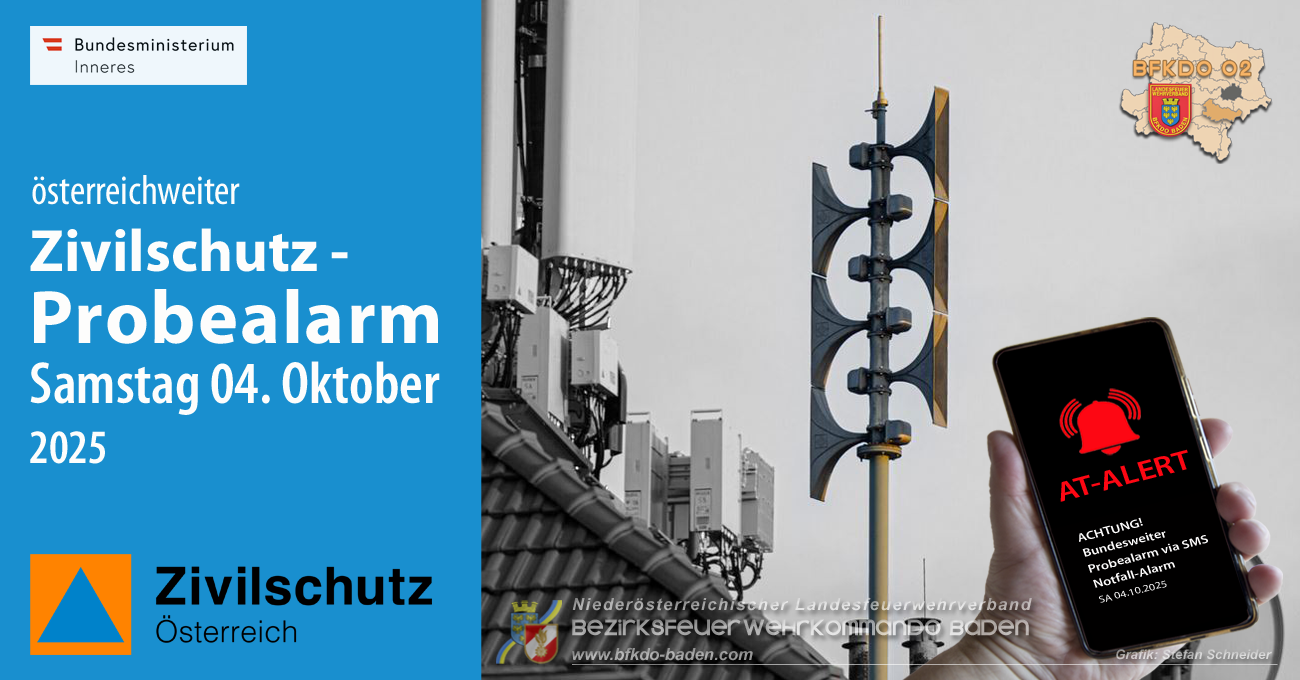 Zivilschutz Probealarm 2025