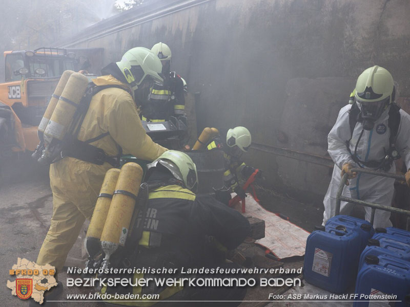 20251011_Gemeinsame Einsatzübung am Kremesberg  Foto: ASB ÖA Markus Hackl FF Pottenstein
